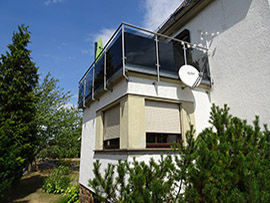 Klarglas-Geländer für Ihren Balkon